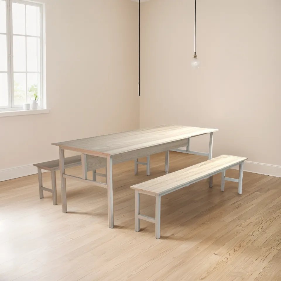 conjunto_mesa_refeitorio_com_8_lugares_com_banco_separados_mdp_fresno_cinza